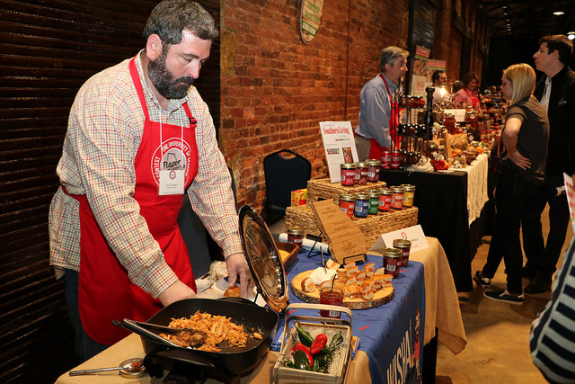 man cooking at flavor of georgia