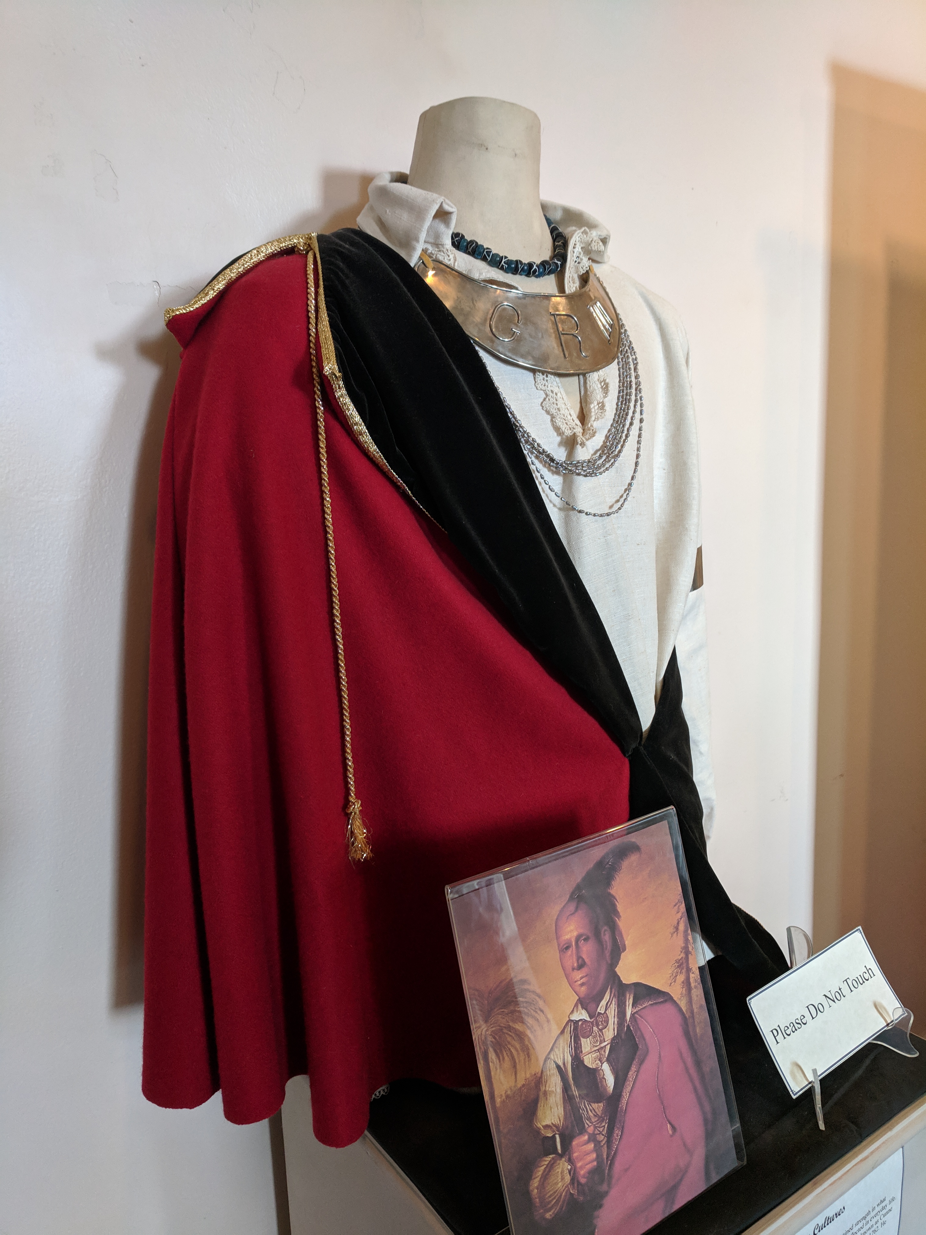 Display at Chieftains Museum in Rome