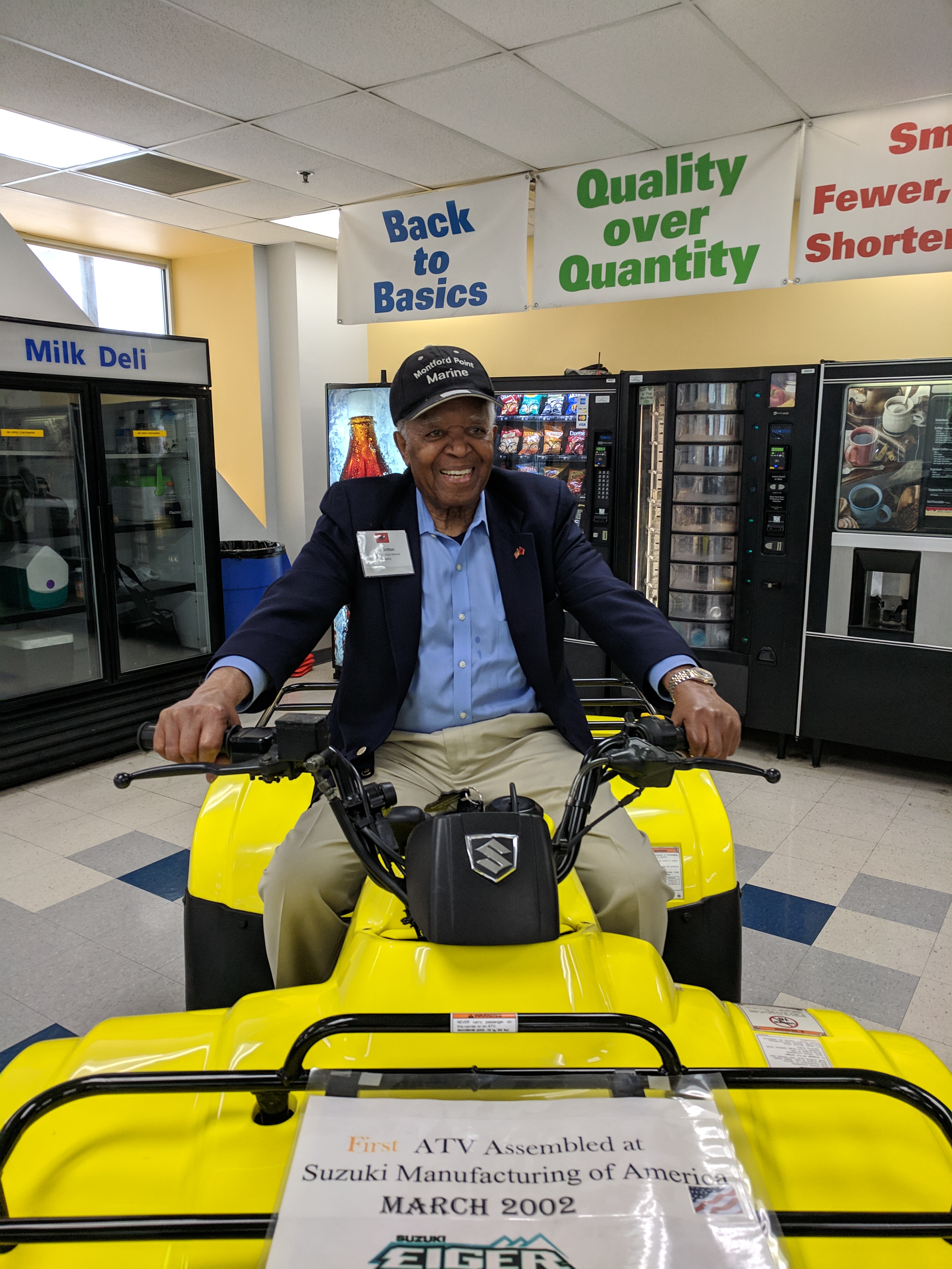 Amb. Ted Britton at Suzuki