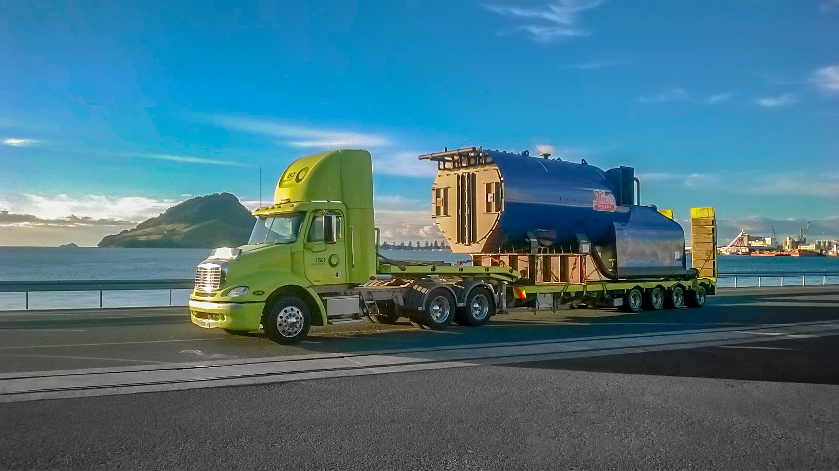 transporting boilers