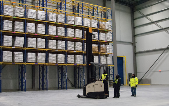 workers in warehouse