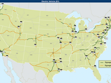 The U.S. Department of Transportation's Federal Highway Administration's National Alternative Fuels Corridors