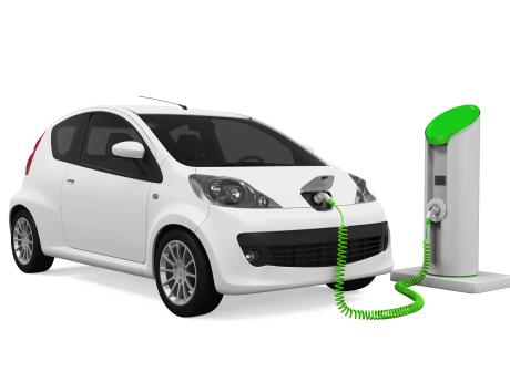 Georgia EV Home Electric vehicle at a charging station