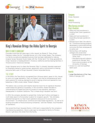 Kings Hawaiian Case Study