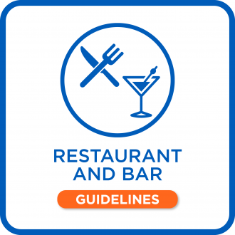 restaurant and bar guidelines icon
