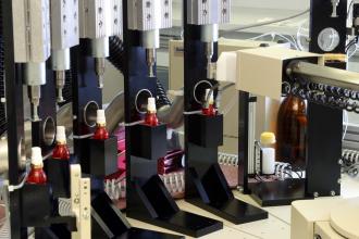 Inside of a biopharma lab